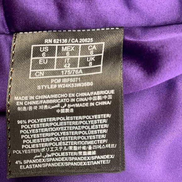 Guess Y2K Stretch Multicolor Lace/Satin Spaghetti Strap Dress Women's Size 6 - Picture 7 of 7